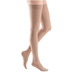 Mediusa Compression Stocking mediven plus Thigh High Size 5 Beige Closed Toe