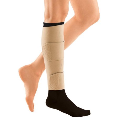 Mediusa Compression Wrap circaid® juxatalite® HD Lower Leg Large / Long Tan Open Toe