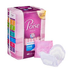 Kimberly Clark Bladder Control Pad Poise® 10.47 Inch Length Moderate Absorbency Absorb-Loc® Core One Size Fits Most Adult Female Disposable - M-1163801-3463 - Case of 132