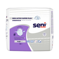 TZMO USA Inc Unisex Adult Absorbent Underwear Seni® Active Super Plus Pull On with Tear Away Seams Large Disposable Heavy Absorbency - M-1163817-3776 - Case of 32