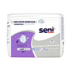 TZMO USA Inc Unisex Adult Absorbent Underwear Seni® Active Super Plus Pull On with Tear Away Seams Small Disposable Heavy Absorbency - M-1163819-2480 - Case of 40