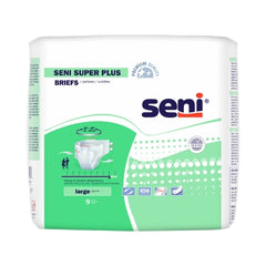 TZMO USA Inc Unisex Adult Incontinence Brief Seni® Super Plus Large Disposable Heavy Absorbency - M-1163824-2203 - Case of 36