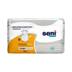 TZMO USA Inc Unisex Adult Absorbent Underwear Seni® Active Classic Plus Pull On with Tear Away Seams X-Large Disposable Moderate Absorbency - M-1163841-2889 - Case of 56