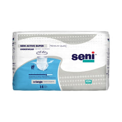 TZMO USA Inc Unisex Adult Absorbent Underwear Seni® Active Super Pull On with Tear Away Seams X-Large Disposable Moderate Absorbency - M-1163845-2081 - Pack of 14