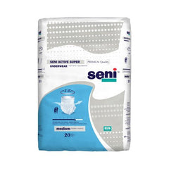 TZMO USA Inc Unisex Adult Absorbent Underwear Seni® Active Super Pull On with Tear Away Seams Medium Disposable Moderate Absorbency - M-1163849-2557 - Pack of 20