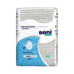 TZMO USA Inc Unisex Adult Absorbent Underwear Seni® Active Super Pull On with Tear Away Seams Small Disposable Moderate Absorbency - M-1163850-2762 - Pack of 22