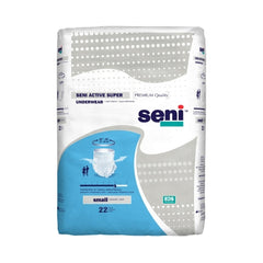 TZMO USA Inc Unisex Adult Absorbent Underwear Seni® Active Super Pull On with Tear Away Seams Small Disposable Moderate Absorbency - M-1163850-3714 - Case of 88