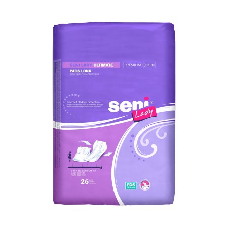 TZMO USA Inc Bladder Control Pad Seni® Lady Ultimate 16-1/2 Inch Length Heavy Absorbency One Size Fits Most Adult Female Disposable - M-1163854-4647 - Case of 208