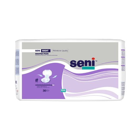 TZMO USA Inc Incontinence Liner Seni® Shaped Pads 27 Inch Length Heavy Absorbency One Size Fits Most Adult Unisex Disposable - M-1163857-1813 - Case of 90