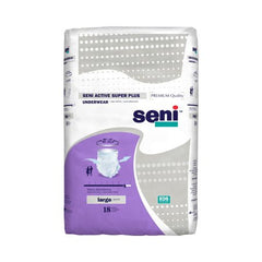 TZMO USA Inc Unisex Adult Absorbent Underwear Seni® Active Super Plus Pull On with Tear Away Seams Large Disposable Heavy Absorbency - M-1163858-4793 - Pack of 18