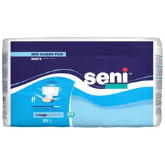 TZMO USA Inc Unisex Adult Incontinence Brief Seni® Classic Plus X-Large Disposable Moderate Absorbency - M-1163868-4110 - Pack of 25