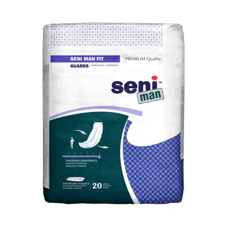 TZMO USA Inc Incontinence Liner Seni® Man 15.7 Inch Length Heavy Absorbency One Size Fits Most Adult Male Disposable - M-1163874-1270 - Case of 160