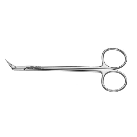 Peripheral Vascular Scissors Jarit® Diethrich-Potts 5-1/4 Inch Length OR Grade German Stainless Steel NonSterile Finger Ring Handle 45° Angled Blades Sharp Tip / Sharp Tip