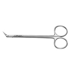 Peripheral Vascular Scissors Jarit® Diethrich-Potts 5-1/4 Inch Length OR Grade German Stainless Steel NonSterile Finger Ring Handle 45° Angled Blades Sharp Tip / Sharp Tip