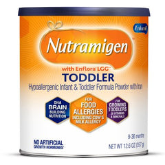 Mead Johnson Toddler Formula Enfamil® Nutramigen™ with Enflora LGG® Unflavored 12.6 oz. Can Powder