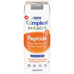 Nestle Healthcare Nutrition Pediatric Oral Supplement / Tube Feeding Formula Compleat® Peptide 1.5 Unflavored 8.45 oz. Carton Ready to Use