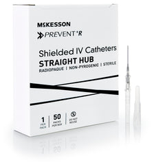 Peripheral IV Catheter McKesson Prevent® R 16 Gauge 1.16 Inch Button Retracting Safety Needle - M-1169911-4865 - Box of 50