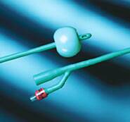 Bard Foley Catheter Silastic® 2-Way Round Tip 30 cc Balloon 18 Fr. Silicone Coated Latex