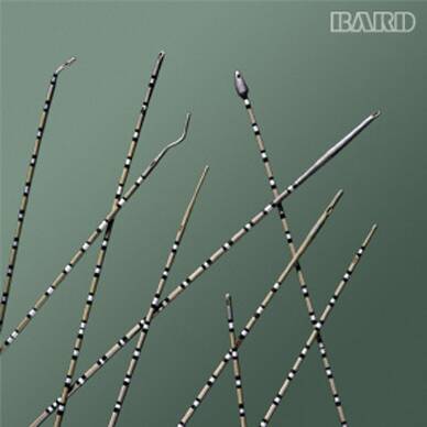 Bard Ureteral Catheter Braasch Bulb Cone Tip Woven Nylon / Dacron 10 Fr. 28 Inch