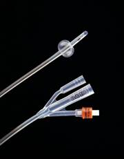 Bard Foley Catheter Lubri-Sil® 3-Way Standard Tip 30 cc Balloon 16 Fr. Antimicrobial Hydrogel Coated Silicone