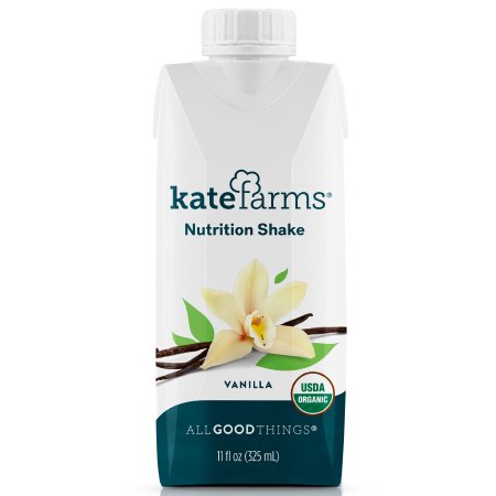 Kate Farms Oral Supplement Kate Farms® Nutrition Shake Vanilla Flavor Ready to Use 11 oz. Carton