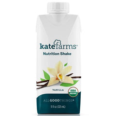 Kate Farms Oral Supplement Kate Farms® Nutrition Shake Vanilla Flavor Ready to Use 11 oz. Carton
