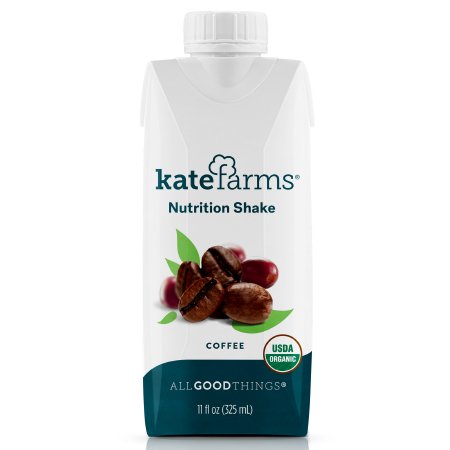 Kate Farms Oral Supplement Kate Farms® Nutrition Shake Coffee Flavor Ready to Use 11 oz. Carton