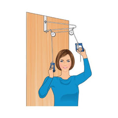 Nova Ortho-Med Overdoor Pulley Exerciser Silver