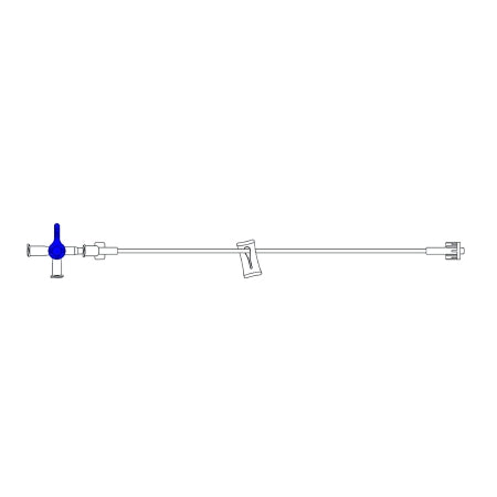MPS Medical EXTENSION SET, INFUSION SLIDE CLAMP STOPCOCK 4ML (50/CS) D/S - M-1174235-3755 - Box of 50