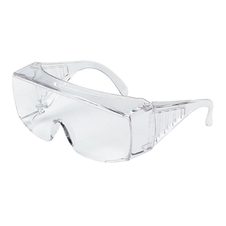 MCR Safety / Crews Inc Safety Glasses Fitover Clear Tint Polycarbonate Lens Clear Frame Over Ear X-Large