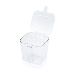 Market Lab Inc Modular Phlebotomy Box 4-1/4 X 4-1/2 X 4-1/2 Inch, Small, Clear For use with the Modular Phlebotomy Tray (ML35117)