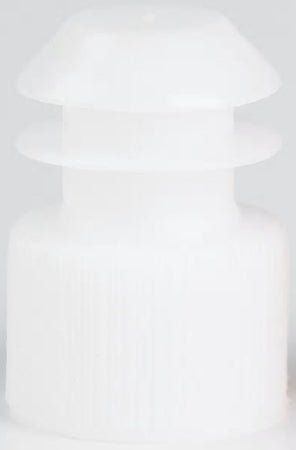 McKesson Tube Closure Polyethylene Flanged Plug Cap White 13 mm For Use with 13 mm Blood Drawing Tubes, Glass Test Tubes, Plastic Culture Tubes NonSterile