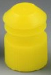 McKesson Tube Closure Polyethylene Flanged Plug Cap Yellow 13 mm For Use with 13 mm Blood Drawing Tubes, Glass Test Tubes, Plastic Culture Tubes NonSterile