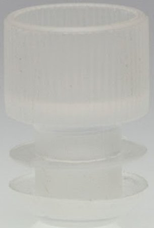 McKesson Tube Closure Polyethylene Flanged Plug Cap Natural 16 mm For Use with 16 mm Blood Drawing Tubes, Glass Test Tubes, Plastic Culture Tubes NonSterile