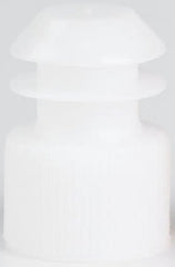 McKesson Tube Closure Polyethylene Flanged Plug Cap White 16 mm For Use with 16 mm Blood Drawing Tubes, Glass Test Tubes, Plastic Culture Tubes NonSterile