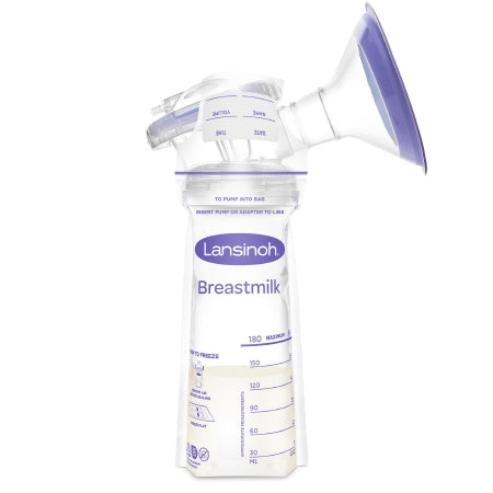 Emerson Healthcare Breast Milk Storage Bag Lansinoh® 6 oz. Plastic