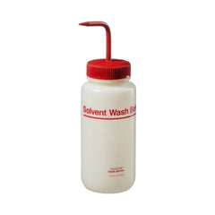Thermo Scientific Nalge Safety Wash Bottle Nalgene™ Solvent Label / Fluorinated HDPE / Polypropylene 500 mL (16 oz.)