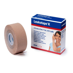 BSN Medical Orthopedic Corrective Tape Leukotape® K Cotton / Polyacrylate 1 Inch X 5-1/2 Yard Beige NonSterile
