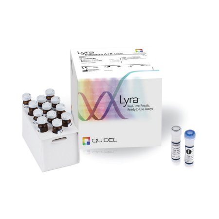 Quidel Reagent Kit Lyra® Molecular Diagnostic / Real Time RT-PCR Influenza A and B For use with Applied Biosystems® 7500 Fast Dx Real-Time PCR Instrument, QuantStudio™ Dx Real-Time PCR Instrument and Cepheid® SmartCycler® II 96 Tests