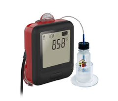 Control Solutions Inc Refrigerator / Freezer Temperature Data Logger with Alarm Fahrenheit / Celsius -40° to +257°F (-40° to +125°C) Thermistor Probe Wall Mount Battery Operated