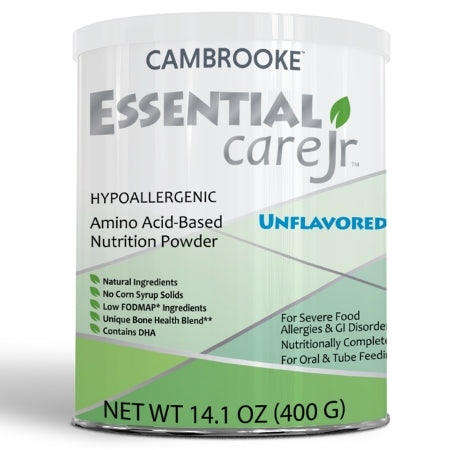 Cambrooke Therapeutics Amino Acid Based Pediatric Oral Supplememt / Tube Feeding Formula Essential Care Jr™ Unflavored 14.1 oz. Can Powder