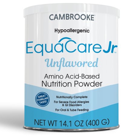 Cambrooke Therapeutics Amino Acid Based Pediatric Oral Supplememt / Tube Feeding Formula EquaCare Jr™ Unflavored 14.1 oz. Can Powder