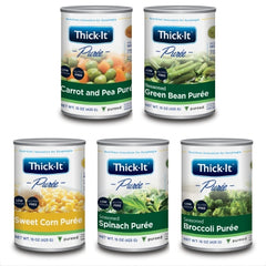 Kent Precision Foods Puree Thick-It® 15 oz. Can Carrot and Pea / Sweet Corn / Seasoned Green Bean / Broccoli / Spinach Flavors Ready to Use Puree Consistency