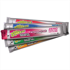 Kent Precision Foods Electrolyte Replenishment Freeze Pop Sqwincher®Squeeze Zero Punch / Orange / Dragon Fruit / Mixed Berry / Watermelon Flavors 3 oz.