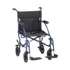 Nova Ortho-Med CHAIR, TRANSPORT LIGHTWEIGHT BLU 19" D/S