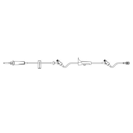 B. Braun Primary Administration Set SafeDAY™ 15 Drops / mL Drip Rate 106 Inch Tubing 2 Ports - M-1181016-1219 - Case of 50