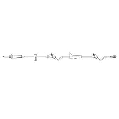 B. Braun Primary Administration Set SafeDAY™ 15 Drops / mL Drip Rate 106 Inch Tubing 2 Ports - M-1181016-1219 - Case of 50