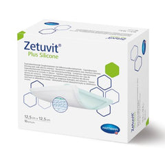 Hartmann Super Absorbent Dressing Zetuvit® Plus Silicone Silicone / Cellulose / Super Absorbent Polymer 3 X 3 Inch Sterile