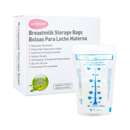 Zev Supplies Corp Breast Milk Storage Bag Unimom 7 oz. Plastic
