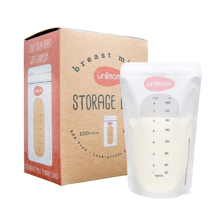 Zev Supplies Corp Breast Milk Storage Bag Unimom 8 oz. Plastic